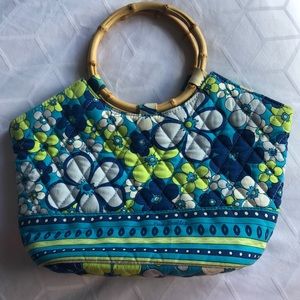 Vera Bradley Wooden Handle Bag